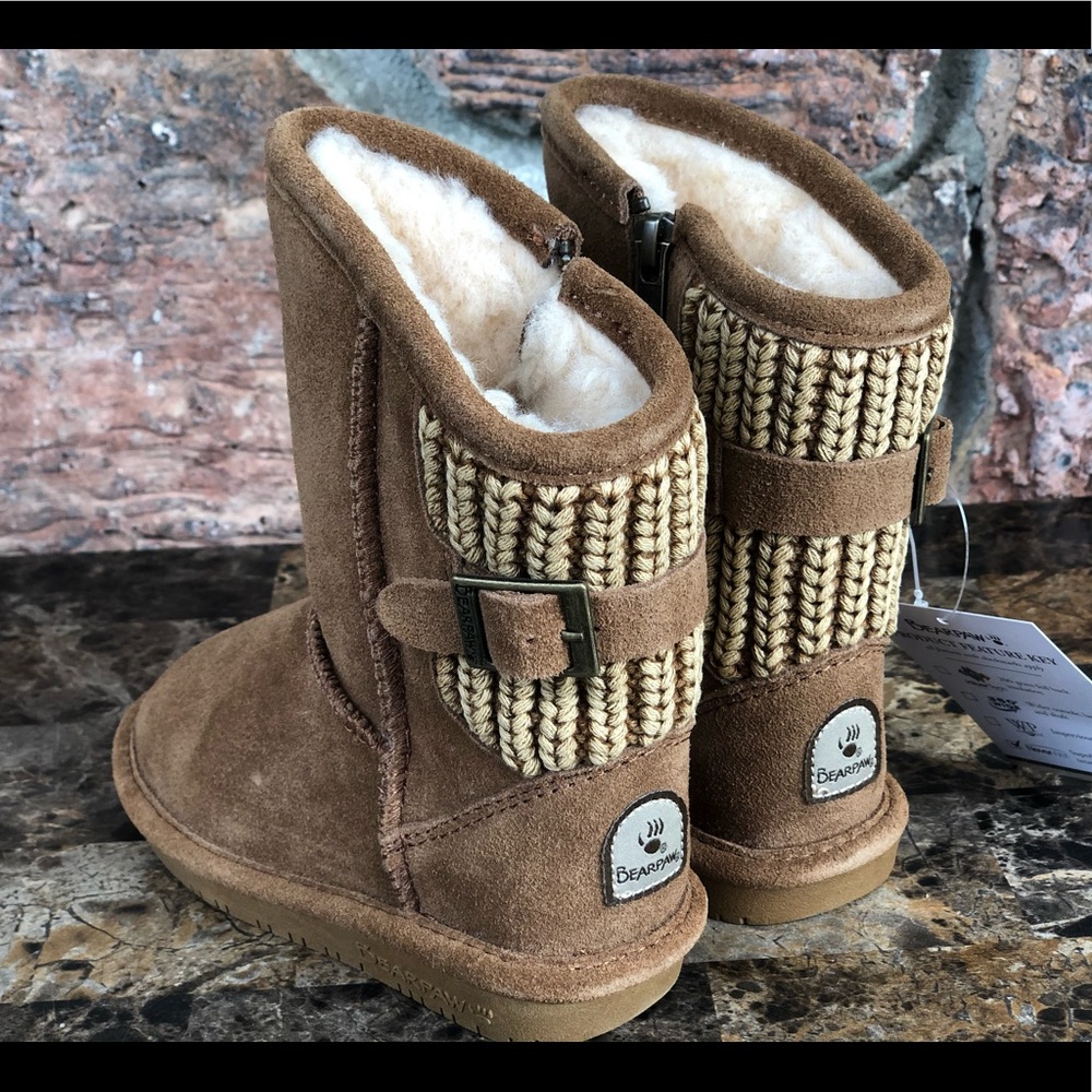 NEW BEARPAW Toddler Girls Boshie Boots - Picture 8 of 15